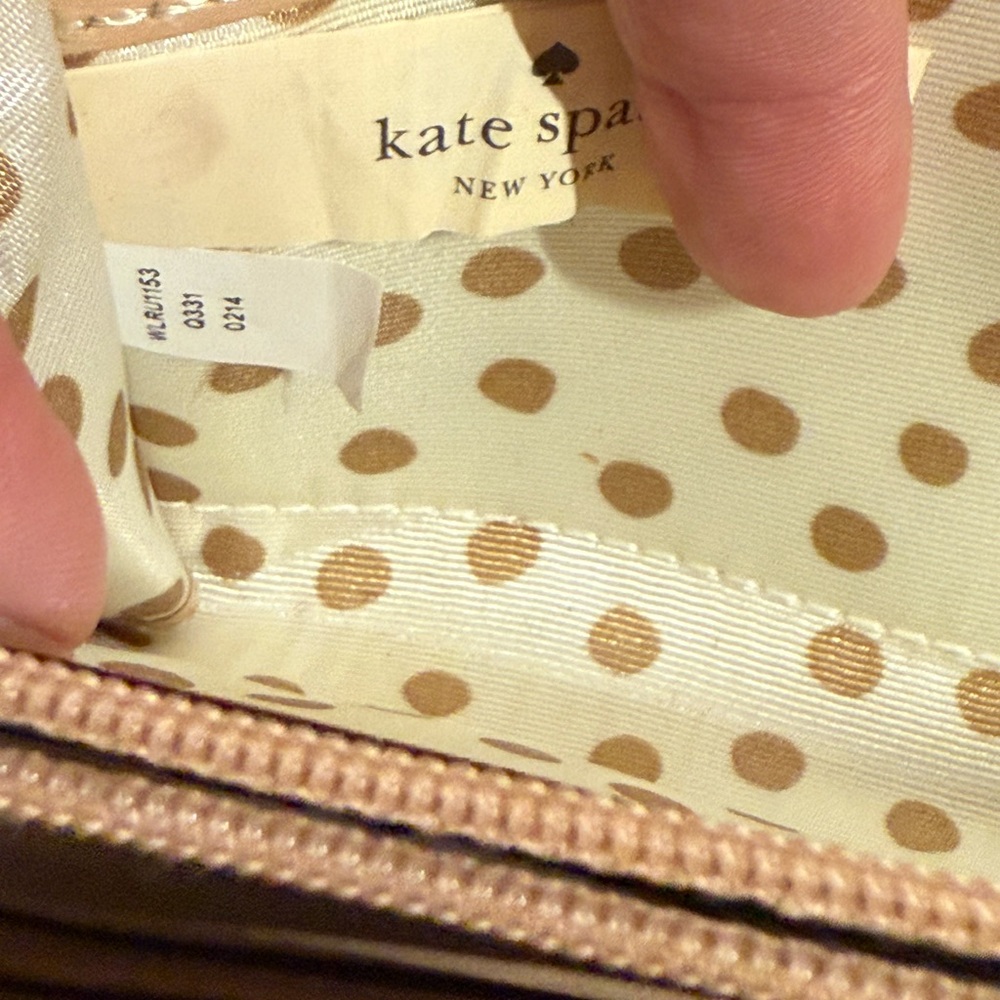 Kate Spade Wellesley Neda Zip Around Blue Wallet - Picture 5 of 9